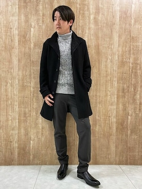 「アイテム（その他シューズ）」を使った、TORNADO MART_officialさん（メンズ・173cm）の冬コーディネート