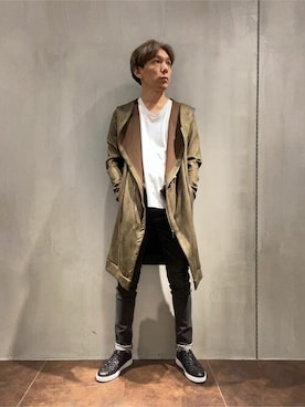 「アイテム（その他シューズ）」を使った、TORNADO MART_officialさん（メンズ・174cm）の冬コーディネート