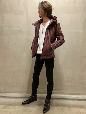 「TORNADO MART（トルネードマート）のアイテム（その他アウター）」を使った、TORNADO MART_officialさん（メンズ・176cm）の冬コーディネート