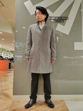 「TORNADO MART（トルネードマート）のアイテム（ジャケット/アウター）」を使った、TORNADO MART_officialさん（メンズ・162cm）の冬コーディネート