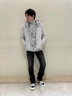 「TORNADO MART（トルネードマート）のアイテム（ジャケット/アウター）」を使った、TORNADO MART_officialさん（メンズ・173cm）の冬コーディネート