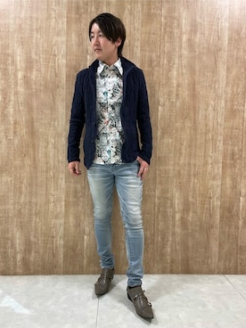 「TORNADO MART（トルネードマート）のアイテム（テーラードジャケット）」を使った、TORNADO MART_officialさん（メンズ・173cm）の春コーディネート