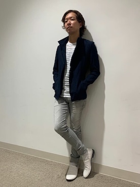 「TORNADO MART（トルネードマート）のアイテム（テーラードジャケット）」を使った、TORNADO MART_officialさん（メンズ・170cm）の春コーディネート