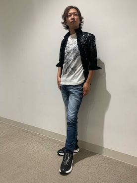 「TORNADO MART（トルネードマート）のアイテム（パンツ）」を使った、TORNADO MART_officialさん（メンズ・170cm）の夏コーディネート