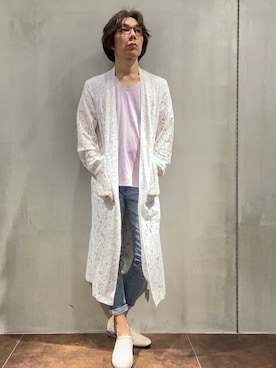 「TORNADO MART（トルネードマート）のアイテム（パンツ）」を使った、TORNADO MART_officialさん（メンズ・174cm）の夏コーディネート