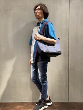 「TORNADO MART（トルネードマート）のアイテム（パンツ）」を使った、TORNADO MART_officialさん（メンズ・174cm）の夏コーディネート