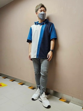 「TORNADO MART（トルネードマート）のアイテム（パンツ）」を使った、TORNADO MART_officialさん（メンズ・170cm）の夏コーディネート