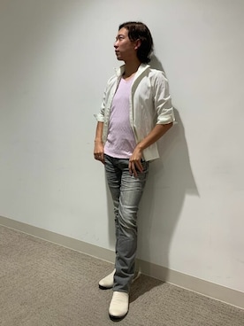「TORNADO MART（トルネードマート）のアイテム（パンツ）」を使った、TORNADO MART_officialさん（メンズ・170cm）の夏コーディネート