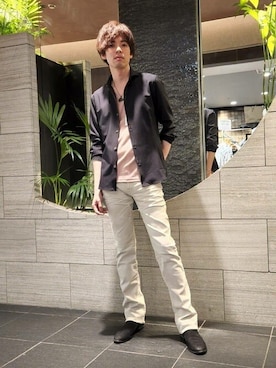 「TORNADO MART（トルネードマート）のアイテム（パンツ）」を使った、TORNADO MART_officialさん（メンズ・174cm）の夏コーディネート