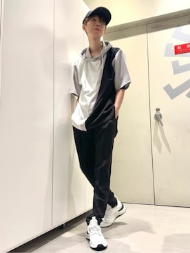 「TORNADO MART（トルネードマート）のアイテム（帽子）」を使った、TORNADO MART_officialさん（メンズ・171cm）の夏コーディネート