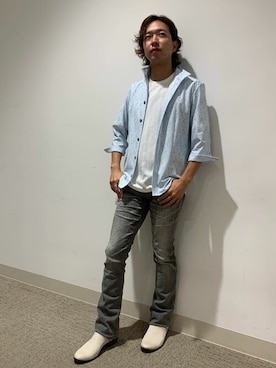 「TORNADO MART（トルネードマート）のアイテム（パンツ）」を使った、TORNADO MART_officialさん（メンズ・170cm）の夏コーディネート