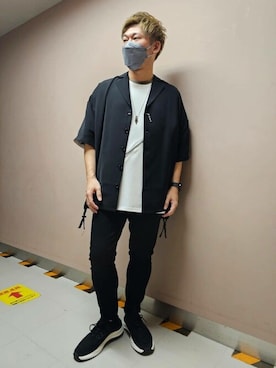 「TORNADO MART（トルネードマート）のアイテム（パンツ）」を使った、TORNADO MART_officialさん（メンズ・170cm）の夏コーディネート