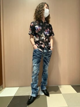 「TORNADO MART（トルネードマート）のアイテム（パンツ）」を使った、TORNADO MART_officialさん（メンズ・170cm）の夏コーディネート