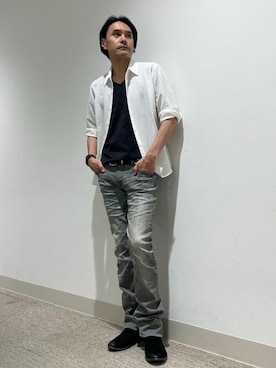 「TORNADO MART（トルネードマート）のアイテム（パンツ）」を使った、TORNADO MART_officialさん（メンズ・168cm）の秋コーディネート