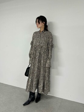 「Whim Gazette（ウィムガゼット）のアイテム（ブーツ）」を使った、wgkatoさん（レディース・167cm）の秋コーディネート