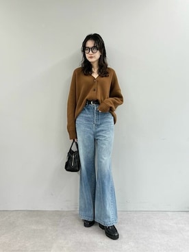 「Whim Gazette（ウィムガゼット）のアイテム（その他シューズ）」を使った、wgkatoさん（レディース・167cm）の秋コーディネート