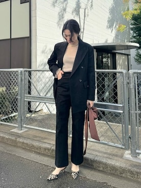 「Whim Gazette（ウィムガゼット）のアイテム（その他アウター）」を使った、wgkatoさん（レディース・167cm）の冬コーディネート
