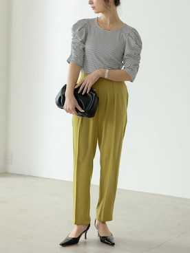 「Re:EDIT（リエディ）のアイテム（バッグ）」を使った、reedit_officialさん（レディース・162cm）の冬コーディネート