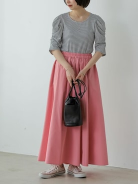 reedit_officialさん（レディース・162cm）の春コーディネート