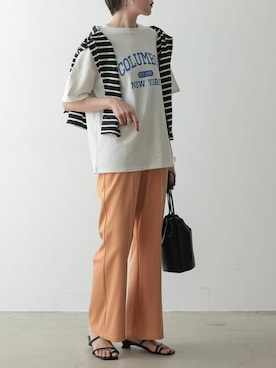 「Re:EDIT（リエディ）のアイテム（バッグ）」を使った、reedit_officialさん（レディース・162cm）の春コーディネート