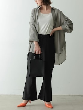 「Re:EDIT（リエディ）のアイテム（バッグ）」を使った、reedit_officialさん（レディース・162cm）の春コーディネート