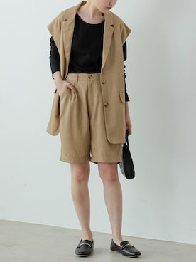 「Re:EDIT（リエディ）のアイテム（その他パンツ）」を使った、reedit_officialさん（レディース・162cm）の春コーディネート