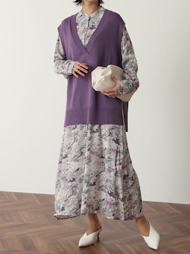 「リエディ(Re:EDIT)」｜reedit_officialさん（レディース・162cm）の春コーディネート