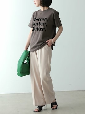 「Re:EDIT（リエディ）のアイテム（バッグ）」を使った、reedit_officialさん（レディース・162cm）の春コーディネート