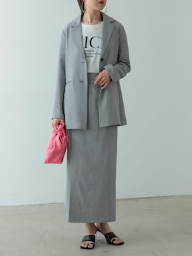 「Re:EDIT（リエディ）のアイテム（バッグ）」を使った、reedit_officialさん（レディース・162cm）の春コーディネート