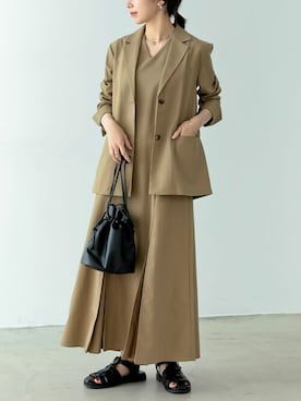 reedit_officialさん（レディース・162cm）の春コーディネート