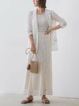 「きれいめコーディネート」｜reedit_officialさん（レディース・162cm）の夏コーディネート