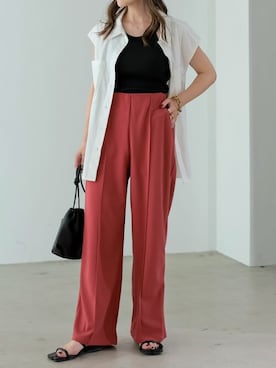 reedit_officialさん（レディース・162cm）の夏コーディネート