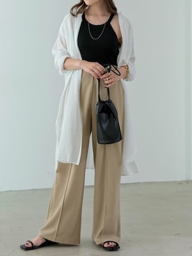 reedit_officialさん（レディース・162cm）の夏コーディネート