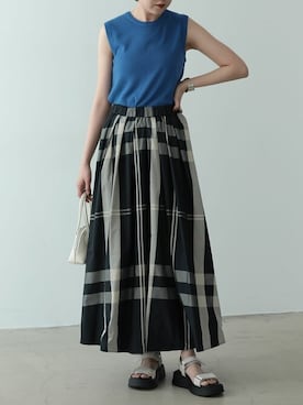 reedit_officialさん（レディース・162cm）の夏コーディネート