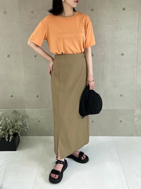 reedit_officialさん（レディース・162cm）の夏コーディネート