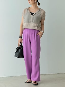 reedit_officialさん（レディース・162cm）の夏コーディネート