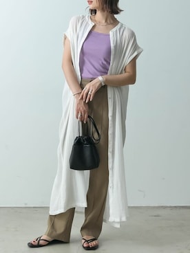 reedit_officialさん（レディース・162cm）の夏コーディネート