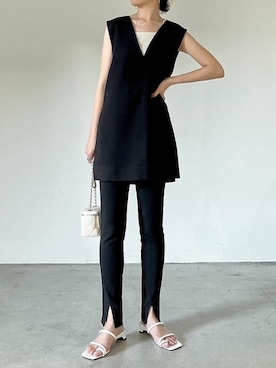 reedit_officialさん（レディース・162cm）の夏コーディネート