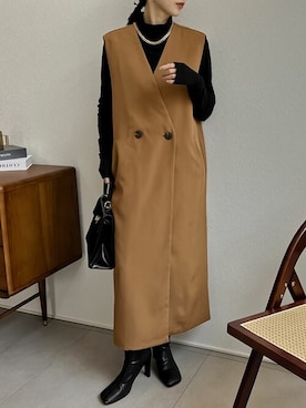 「リエディ」｜「アイテム（ノーカラージャケット）」を使った、reedit_officialさん（レディース・162cm）の夏コーディネート