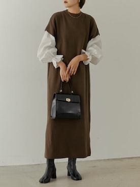 「Re:EDIT（リエディ）の足袋ブーツ（ブーツ）」を使った、reedit_officialさん（レディース・162cm）の秋コーディネート