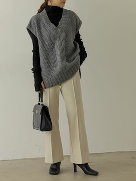 「Re:EDIT（リエディ）のアイテム（バッグ）」を使った、reedit_officialさん（レディース・162cm）の秋コーディネート