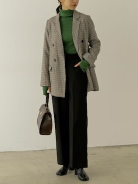 「Re:EDIT（リエディ）の足袋ブーツ（ブーツ）」を使った、reedit_officialさん（レディース・162cm）の秋コーディネート