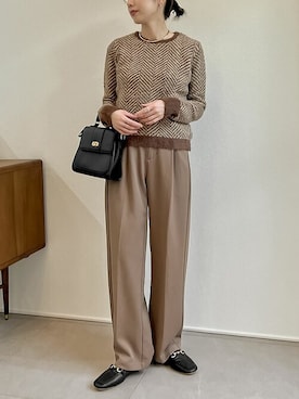 「Re:EDIT（リエディ）のアイテム（バッグ）」を使った、reedit_officialさん（レディース・162cm）の秋コーディネート