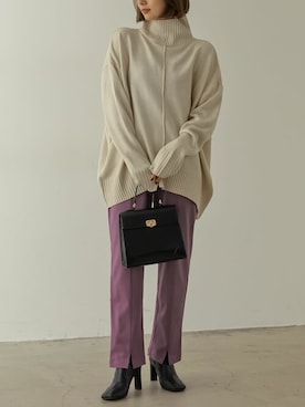 reedit_officialさん（レディース・162cm）の冬コーディネート