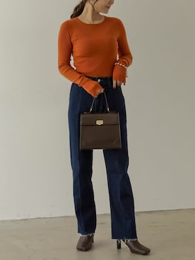 reedit_officialさん（レディース・162cm）の冬コーディネート