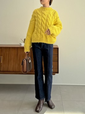 reedit_officialさん（レディース・162cm）の冬コーディネート