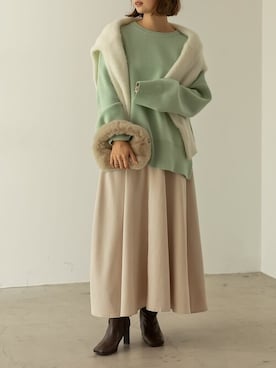 reedit_officialさん(レディース・162cm)の冬コーディネート