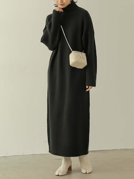 「Re:EDIT（リエディ）の足袋ブーツ（ブーツ）」を使った、reedit_officialさん（レディース・162cm）の冬コーディネート