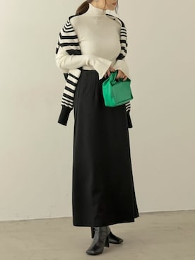 「Aラインスカート」｜「アイテム（シューズ）」を使った、reedit_officialさん（レディース・162cm）の冬コーディネート
