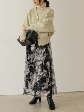 reedit_officialさん（レディース・162cm）の冬コーディネート